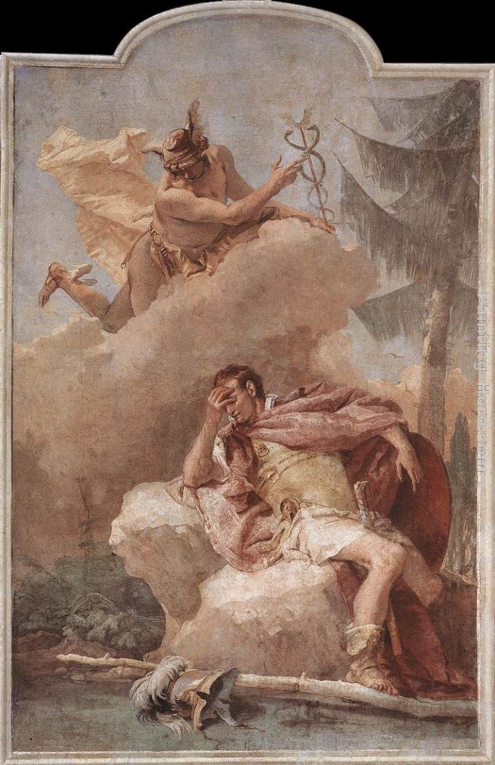 Giovanni Battista Tiepolo Mercury Appearing to Aeneas